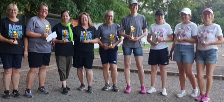 Landesmeisterschaft Frauen Triplette beim ASV in Ludwigshafen